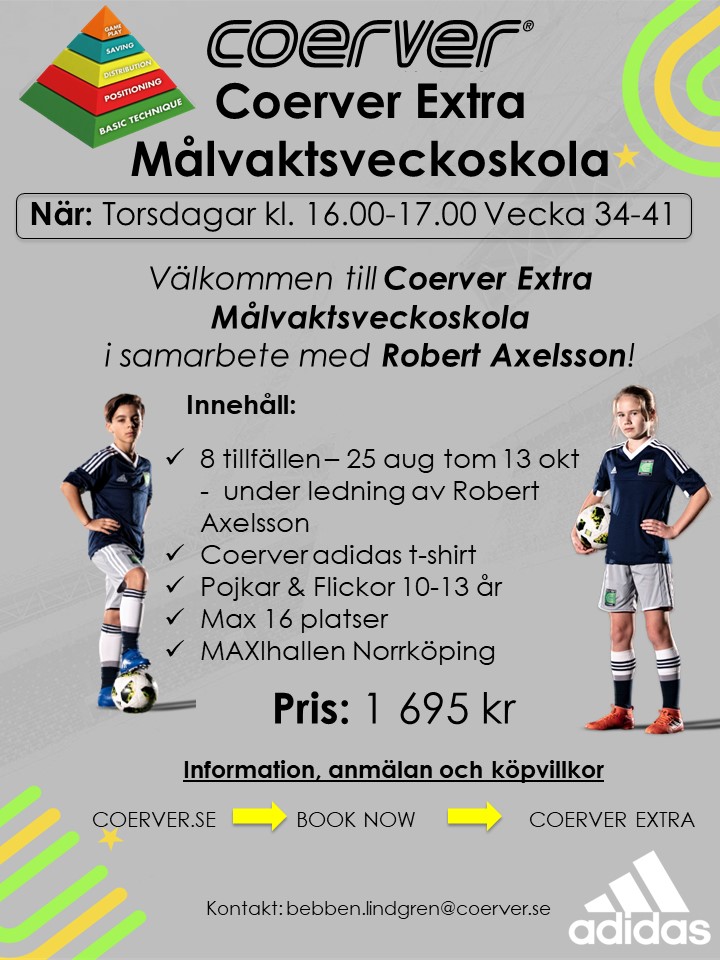Coerver Extra Målvaktsveckoskola Norrköping