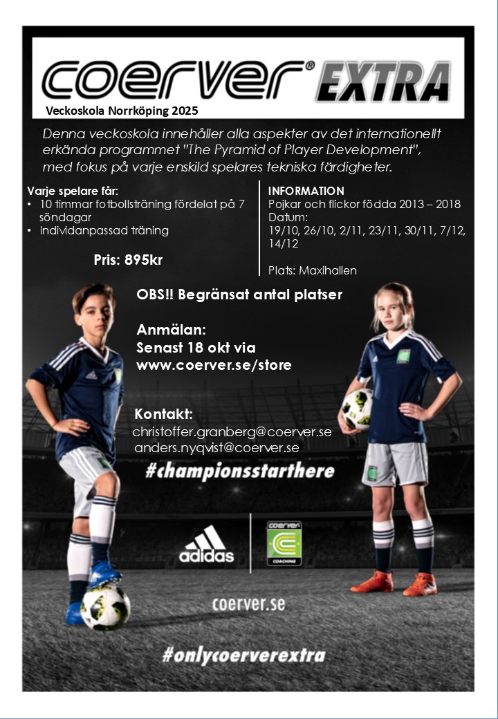 Coerver Extra Norrköping 2025