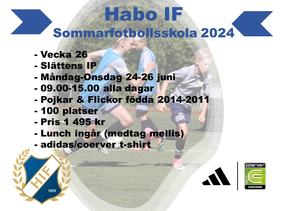 Habo IF Sommarfotbollsskola 2024