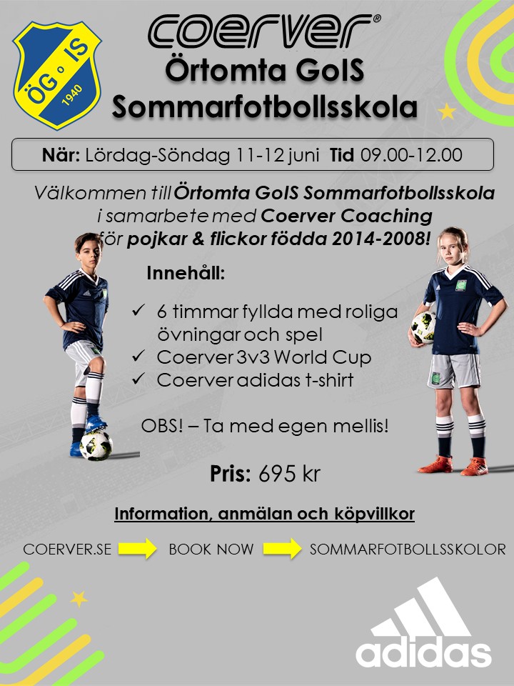Örtomta GoIS Sommarfotbollsskola 2022