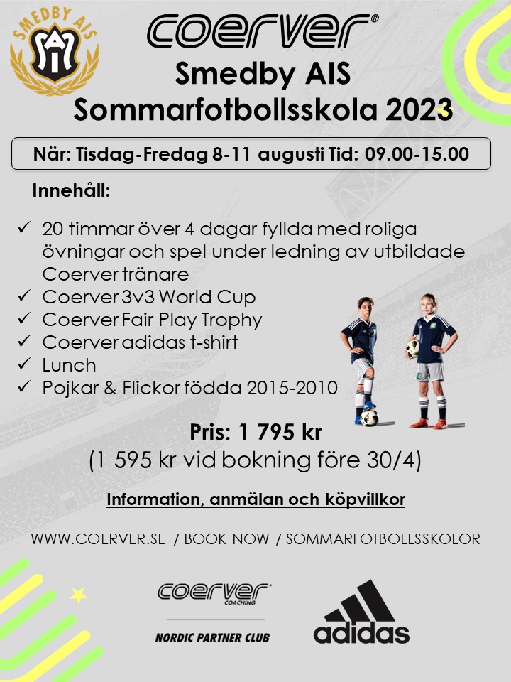 Smedby AIS Sommarfotbollsskola 2023