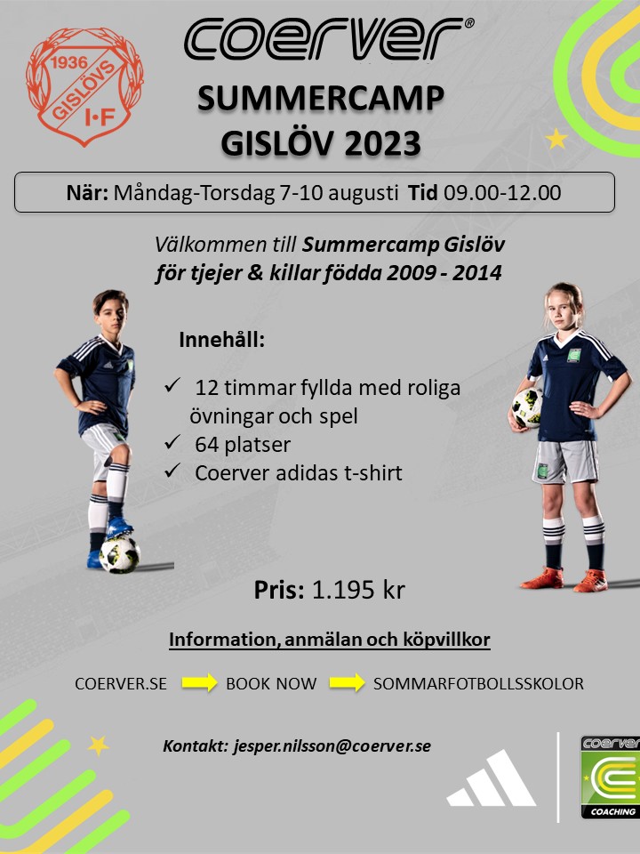 Summercamp Gislöv 2023
