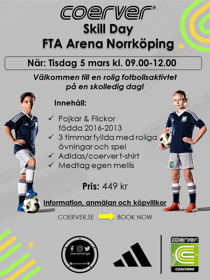 Skill Day FTA Arena Norrköping 5 mars